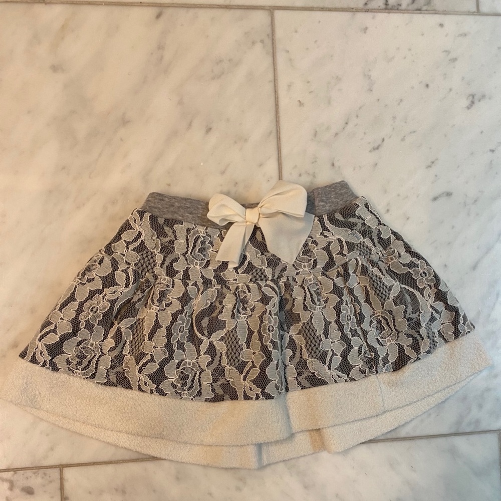 Mae Li Rose Girls skirt and cardigan outfit